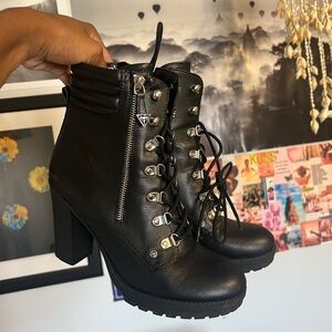 Guess Lace-Up Boots